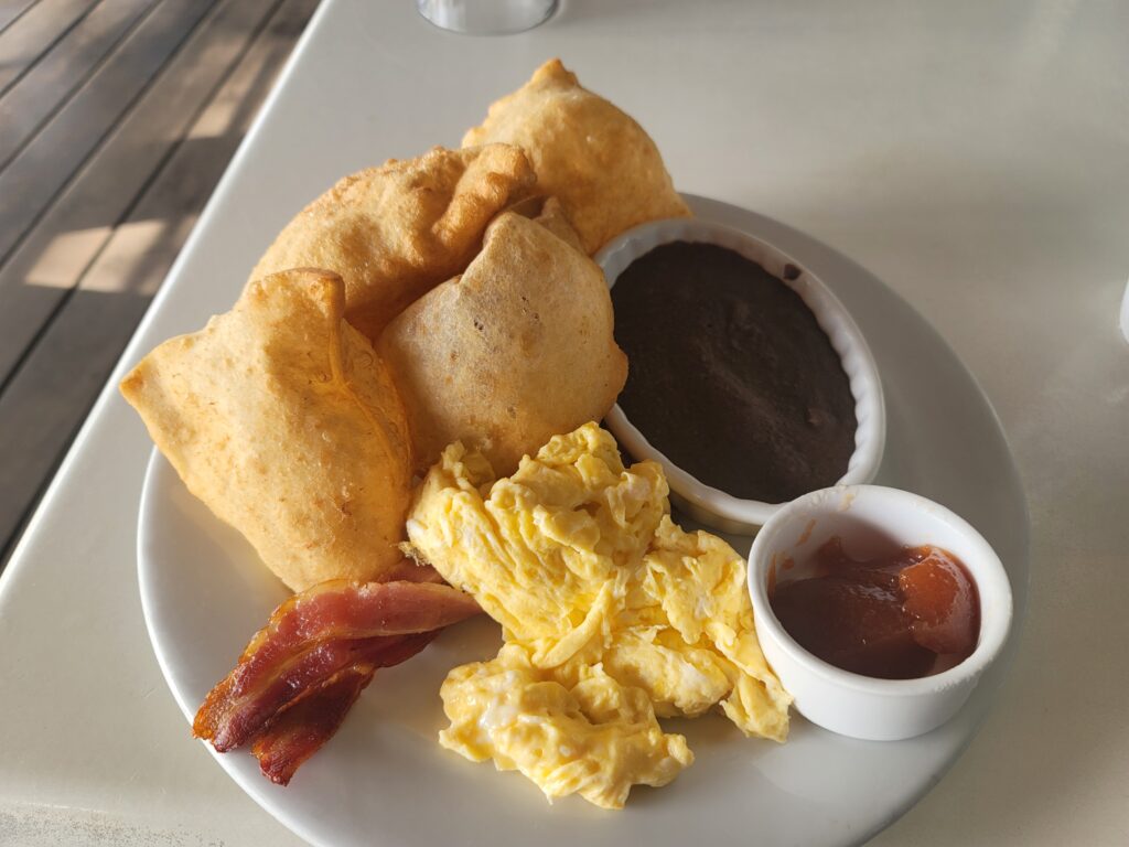 A Belizean breakfast