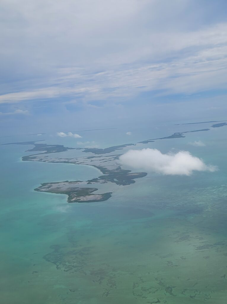 One of the islands off the coast of Belize.
