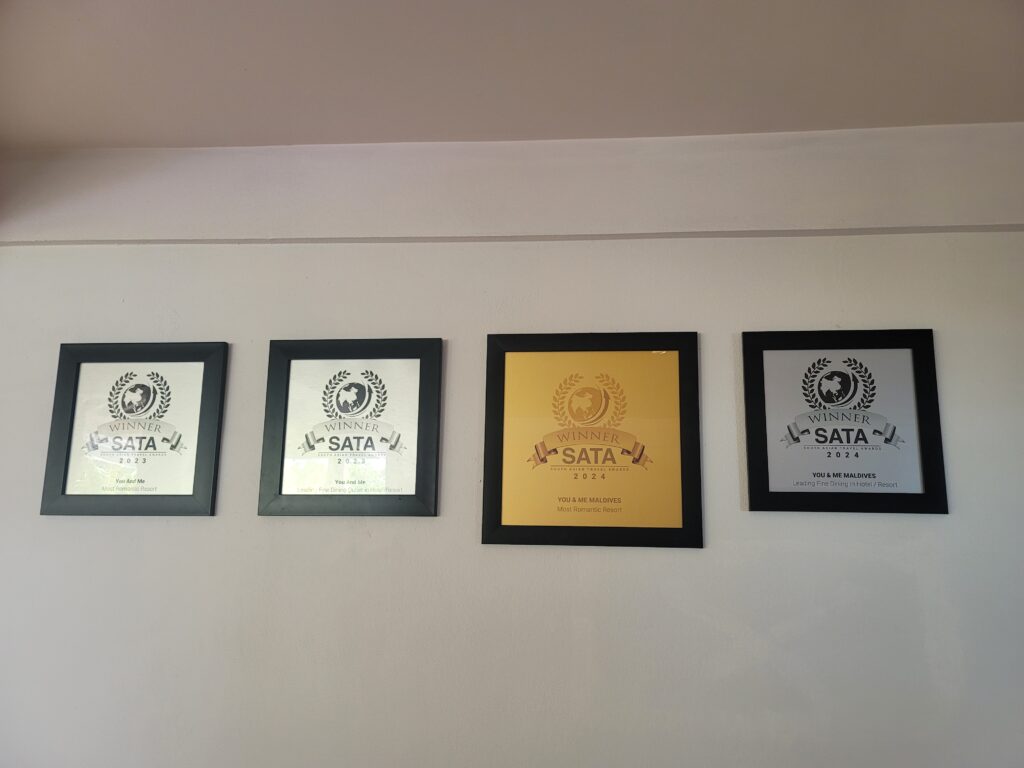 Awards for food and ambience